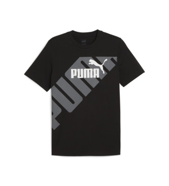 Puma Bedrukt T-shirt Power zwart