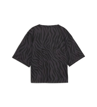 Puma Favorite Aop Crop T-shirt svart