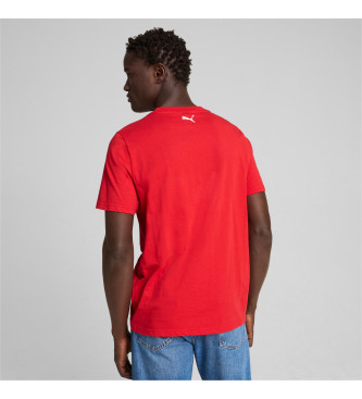 Puma T-shirt Ferrari Race Graphic vermelha