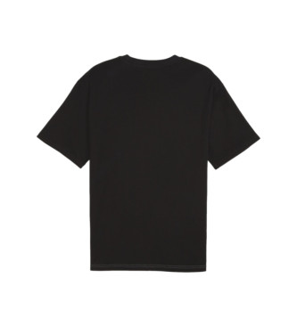 Puma T-shirt Power Colorblock preto, branco