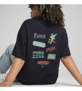 Puma Entspanntes Road to unity T-Shirt navy