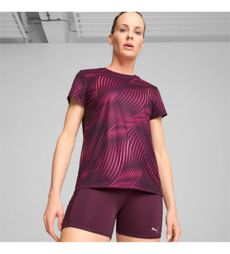 Puma Run Favorite Aop T-shirt lilla