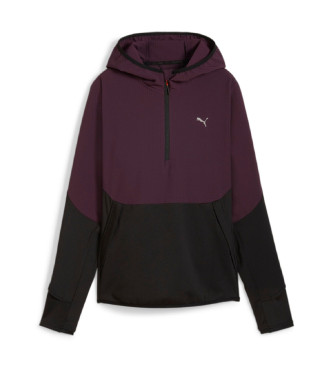 Puma T-shirt Seasons Microfleec preto, roxo