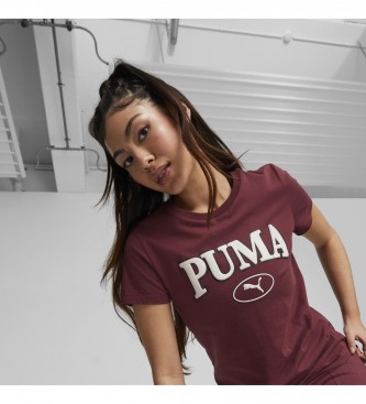 Puma T-shirt graphique Squad marron