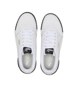 Puma Usnjeni športni copati Carina 2.0 white