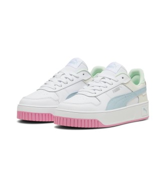 Puma Sneaker Carina Street in pelle bianca