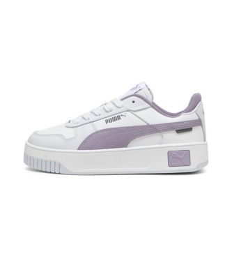 Puma Chinelos de couro Carina Street branco, roxo