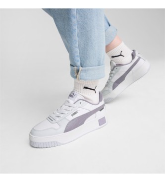 Puma Chinelos de couro Carina Street branco, roxo