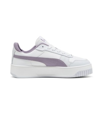 Puma Chinelos de couro Carina Street branco, roxo