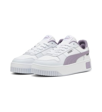 Puma Chinelos de couro Carina Street branco, roxo