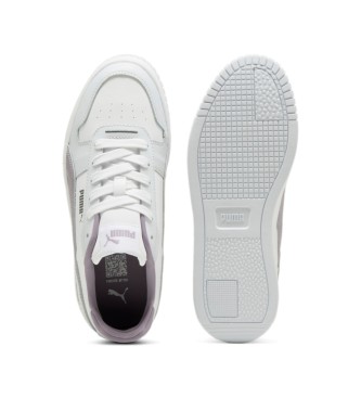 Puma Chinelos de couro Carina Street branco, roxo