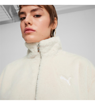 Puma Soft Fleece Jacket white