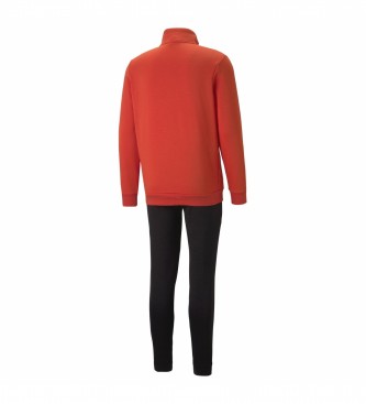 Puma Tuta Clean Sweat Suit FL rossa, nera