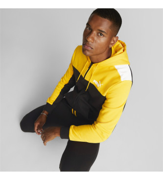 Puma Tracksuit Essential Colorblock black, yellow