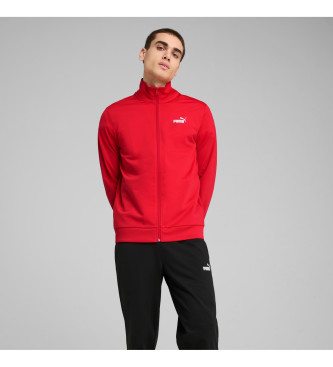 Puma Fato de treino Essentials Poly vermelho