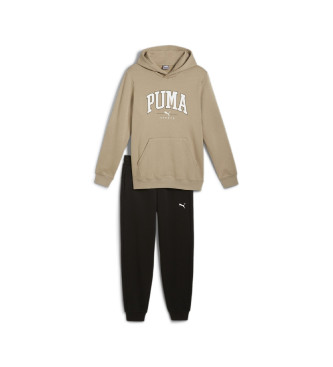 Puma Trainingspak Squad beige, zwart