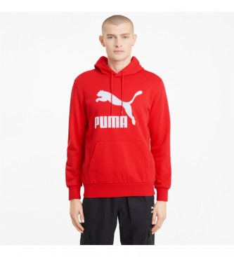 Puma Sweatshirt Clássicos Logotipo vermelho