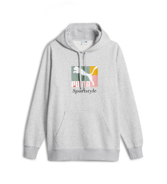 Puma Sudadera Classics Brand Love gris