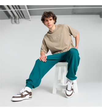 Puma Classics+ T-shirt beige surdimensionn