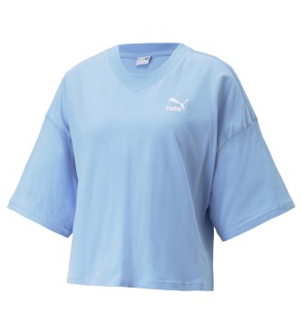 Puma T-shirt oversize w kolorze niebieskim