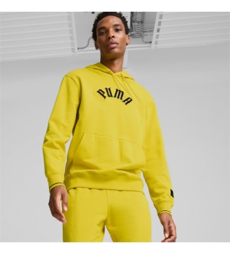 Puma yellow hoodie sale