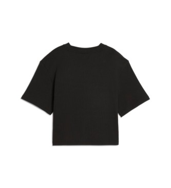 Puma Camiseta Classics Ribbed Rela negro