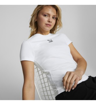 Puma T-shirt Classics Slim biały