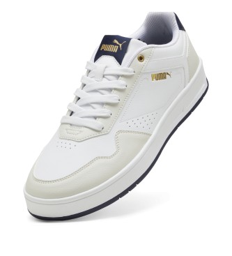 Puma Baskets Court Classic blanches