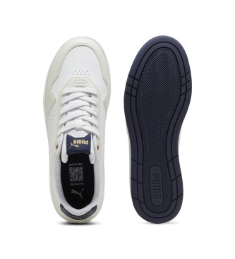 Puma Baskets Court Classic blanches