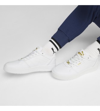 Puma Court Classic Lux Leather Sneakers white