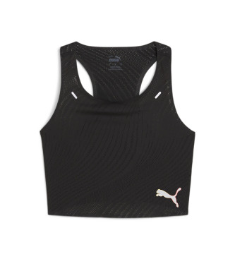 Puma Crop Top Run Ultraspun  negro