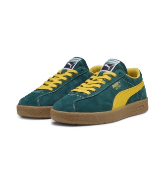 Puma Delphin green leather shoes - ESD Store fashion, footwear and ...