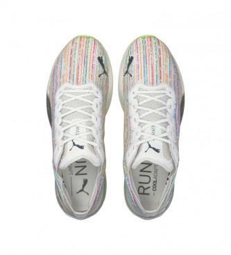 Puma Chaussures Deviate Nitro SP blanc, multicolore