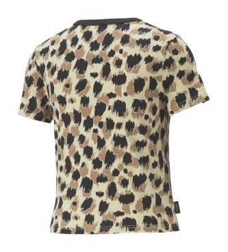 Puma Koszulka Downtown Slim w kolorze beżowym