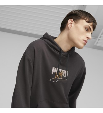 Puma Downtown Graphic Sweatshirt schwarz