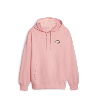 Puma DOWNTOWN Oversized sweatshirt pink