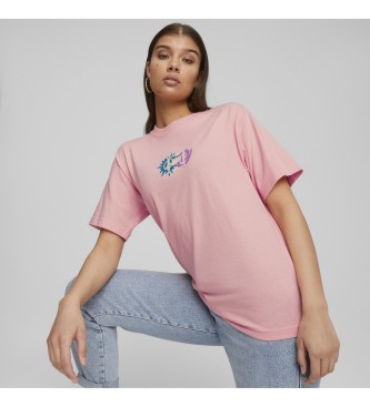 Puma Downtown Relaxed T-shirt pink