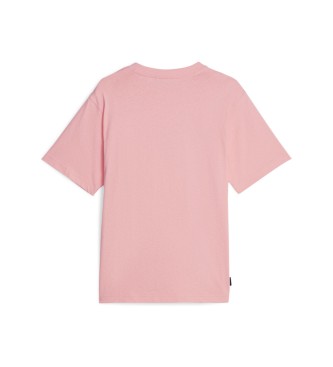 Puma Koszulka Downtown Relaxed w kolorze różowym