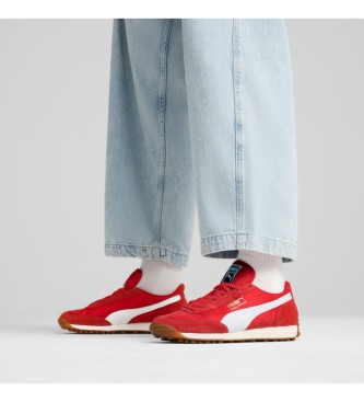 Puma Sneaker Easy Rider Vintage in pelle rossa