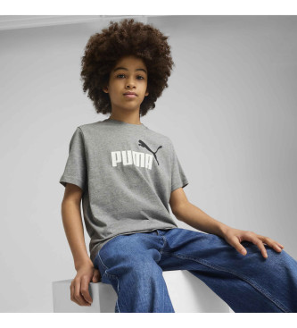 Puma Essentile kleuren T-shirt met logo nr.1 grijs