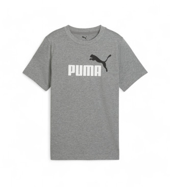 Puma Essentile kleuren T-shirt met logo nr.1 grijs