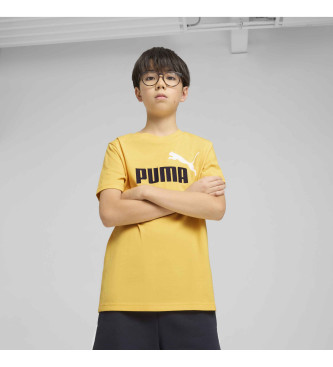 Puma Essentials Colour T-shirt with No.1 logo yellow