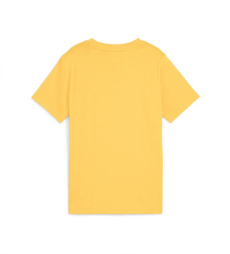 Puma T-shirt Essentials Colour avec logo No.1 jaune