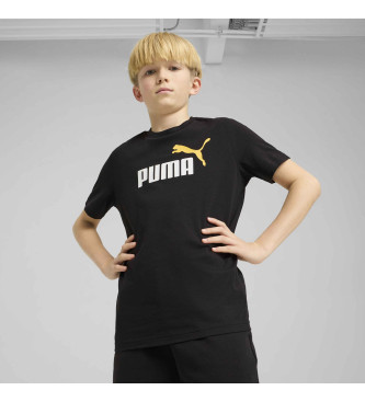 Puma Essentials Colour T-shirt med No.1-logo sort