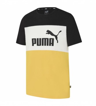Puma T-shirt a blocchi di colore Gialla