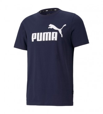 Puma T-shirt ESS Navy con logo