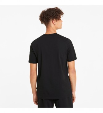 Puma Koszulka z logo Essentials czarna