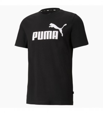 Puma Koszulka z logo Essentials czarna