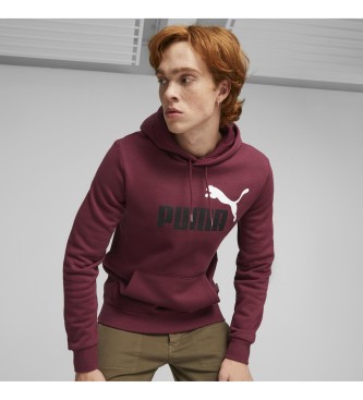 Puma Sweatshirt Essentials+ Two-Tone Big Logo rdbrun