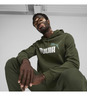 Puma Sweatshirt Essentials+ Two-Tone Big Logo green